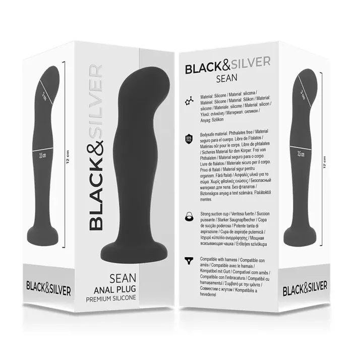 Anal plug black&silver SEAN Premium Photo 7