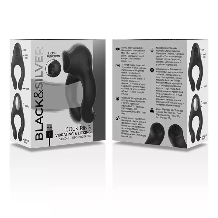 Виброкольцо black&silver D-234388 Photo 8
