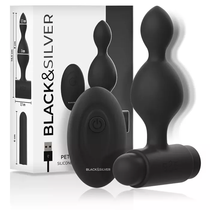 Anālā sūcēja black&silver TUCKER PETIT Photo 2