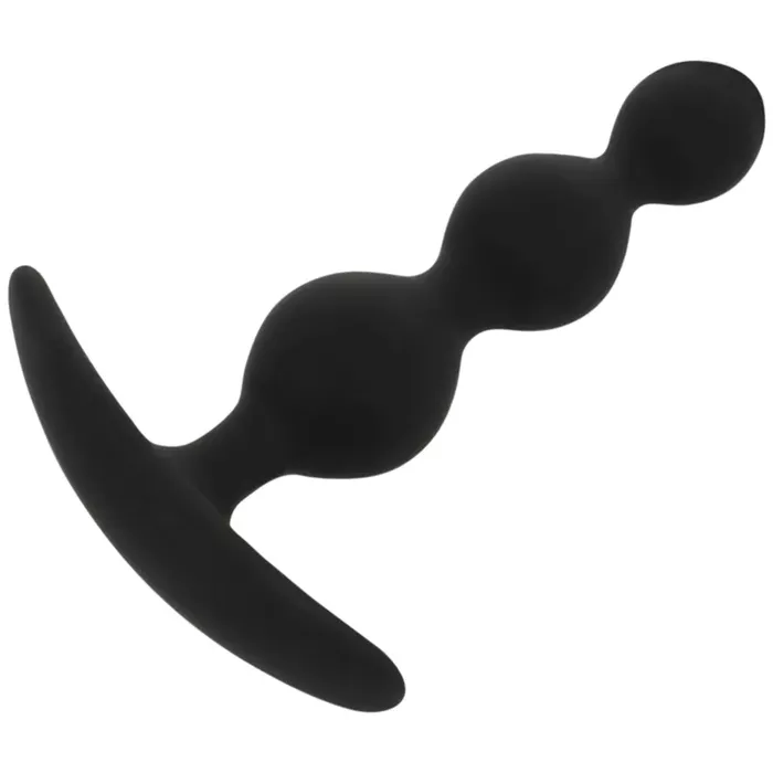 Анальные бусы black&silver Rupert — силикон, 10 см Photo 2