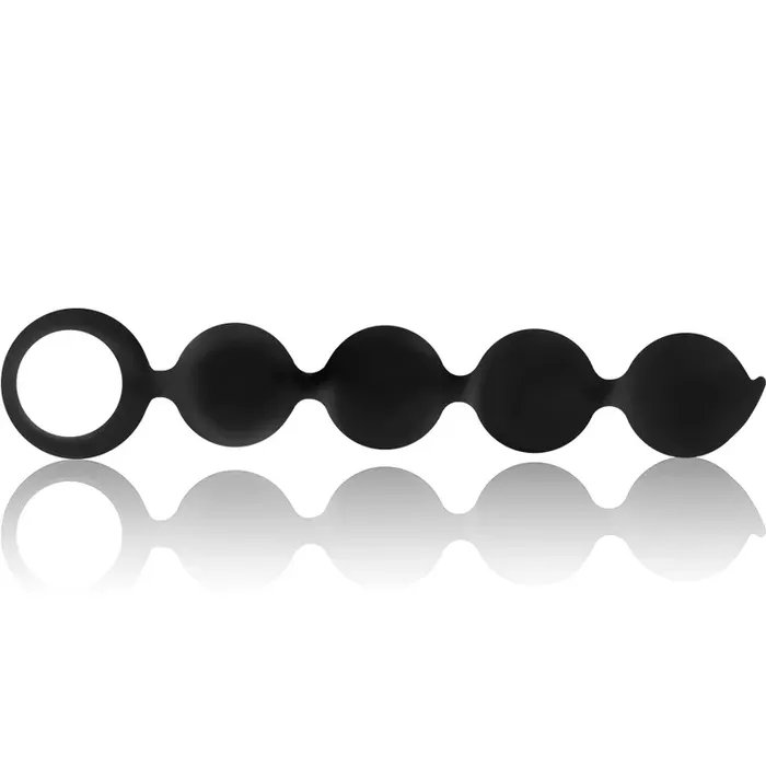 Анальные шарики black&silver LENNON 15 см Photo 3