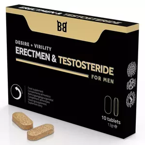 BLACKBULL BY SPARTAN - ERECTMEN & TESTOSTERIDE DESIRE + VIRILITY FOR MEN 10 TABLETS