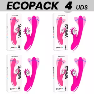 ECOPACK 4 UNITS - DIVERSIA BUNNY WAVES 24 CM