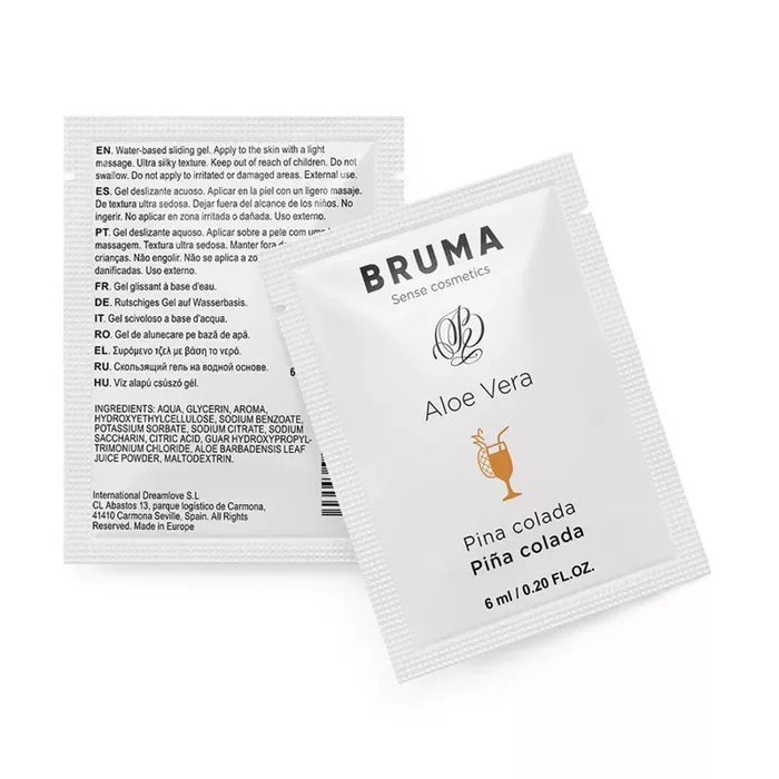 BRUMA Aloe Vera Sliding Gel Pina Colada 6 мл Photo 5