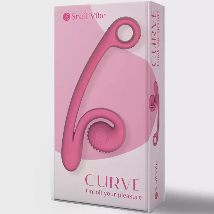 Silikona vibrators Snail Vibe Curve — divi motori, 24 cm Photo 4
