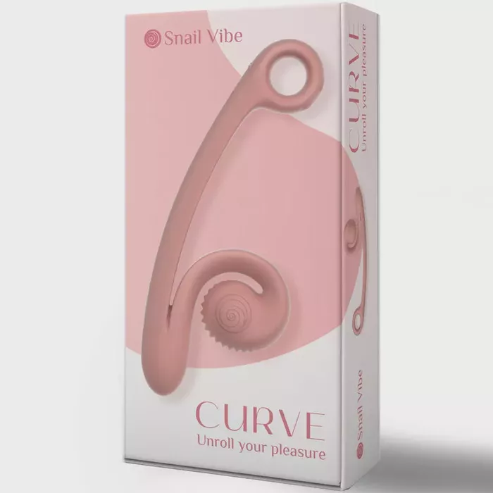 Līkots silikona vibrators Snail Vibe Curve — 24 cm Photo 4