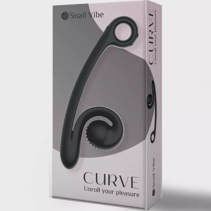 Snail Vibe Curve — silikona izliekts dubultvibrators Photo 4