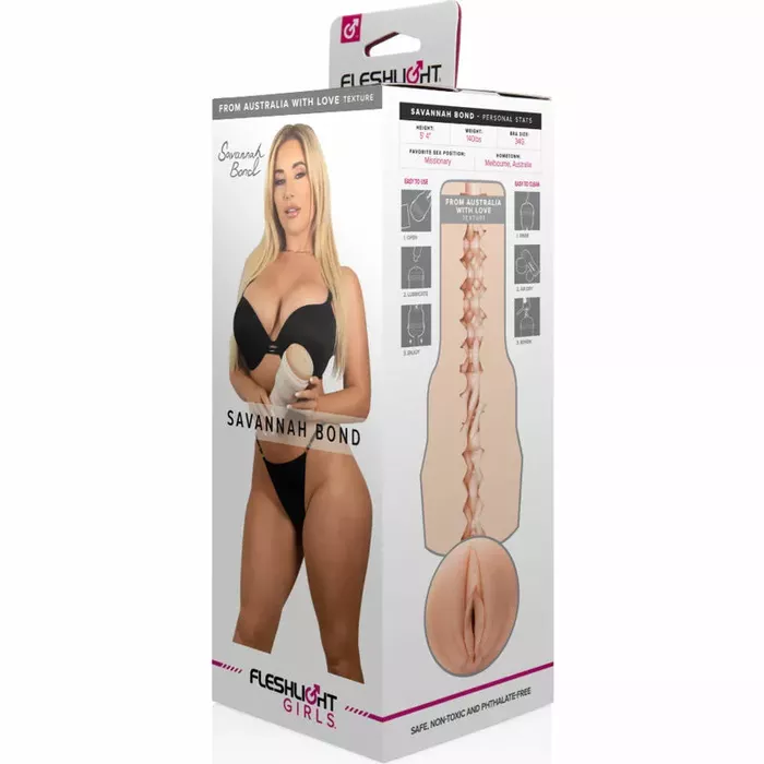 Fleshlight Savannah Bond D-236159 masturbator, 25 cm Photo 6
