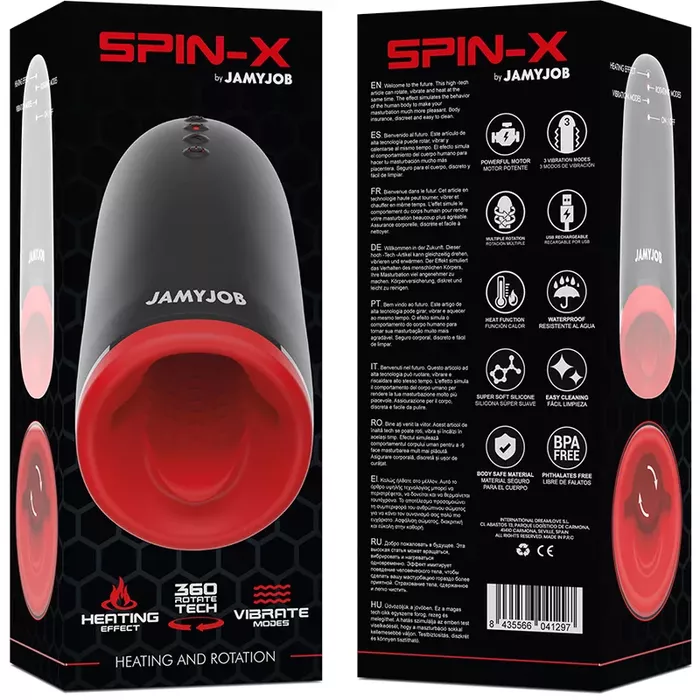 Masturbators JAMYJOB SPIN-X — sildīšana un rotācija Photo 9