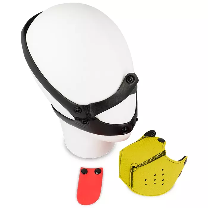 Намордник OHMAMA FETISH DOG MUZZLE — жёлтый Photo 3