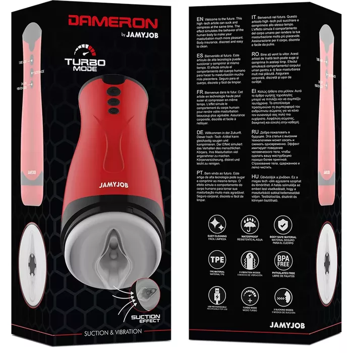 Masturbators JAMYJOB DAMERON — sūkšana un vibrācija Photo 8