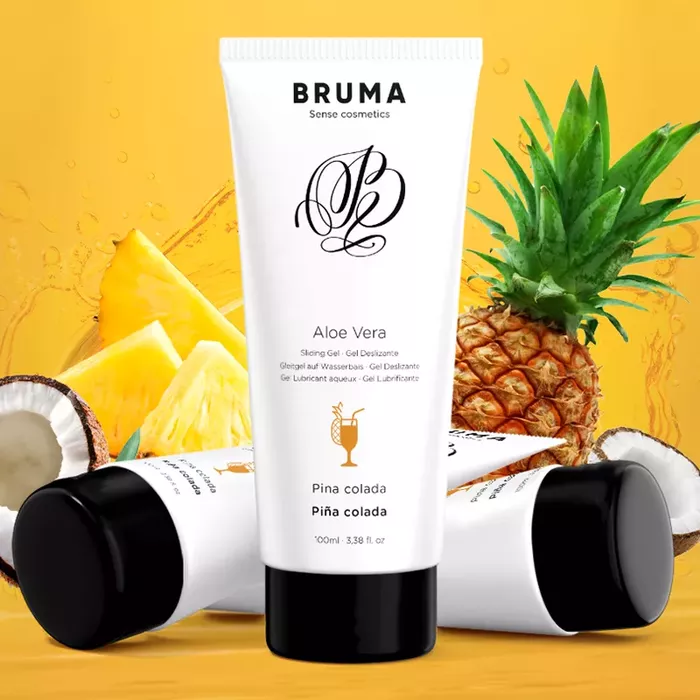 Sliding gel BRUMA Aloe Vera Pina Colada 100 ml Photo 5