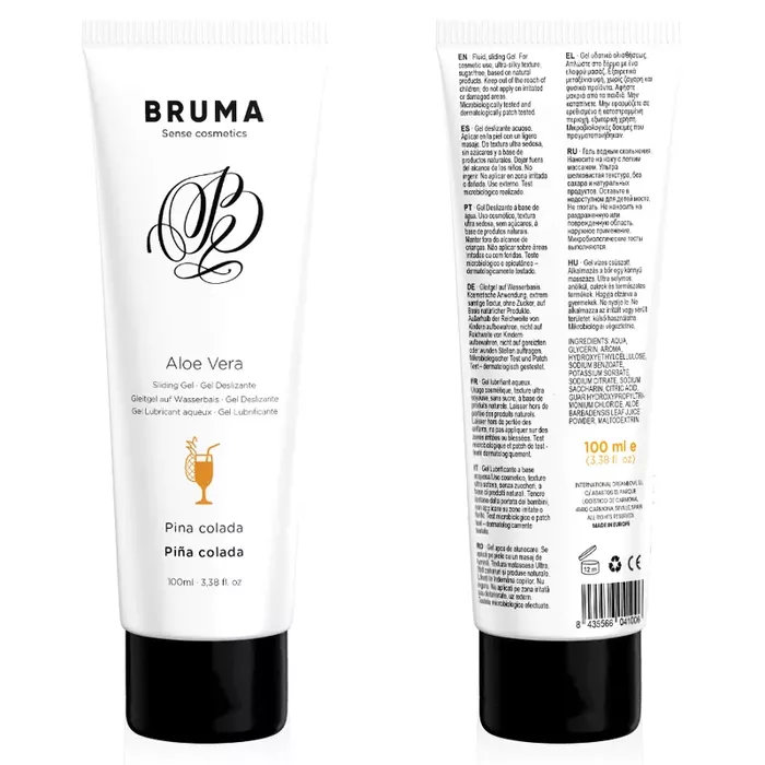 Sliding gel BRUMA Aloe Vera Pina Colada 100 ml Photo 6