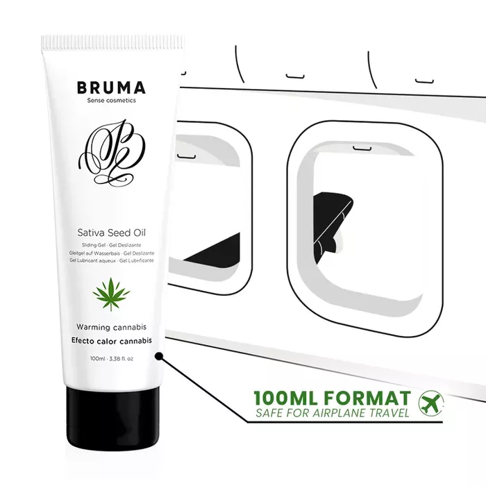 Personal lubricant gel BRUMA Sativa seed oil 100 ml Photo 3