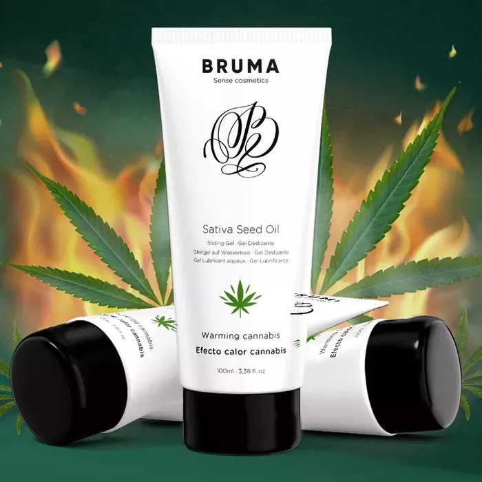 Personal lubricant gel BRUMA Sativa seed oil 100 ml Photo 6