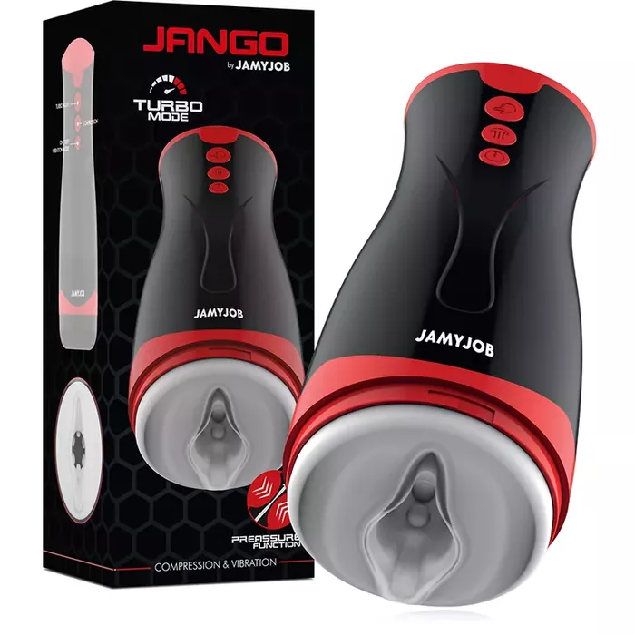 Мастурбатор JAMYJOB JANGO — сжатие и вибрация Photo 2