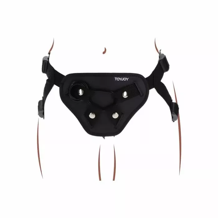 Strap-on siksna GET REAL Deluxe Harness melna Photo 4