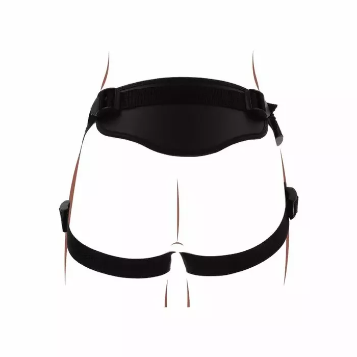 Strap-on siksna GET REAL Deluxe Harness melna Photo 8