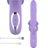 Vibrators INTENSE Billie — uzlādējams ar sūkšanu un pulsāciju Photo 5