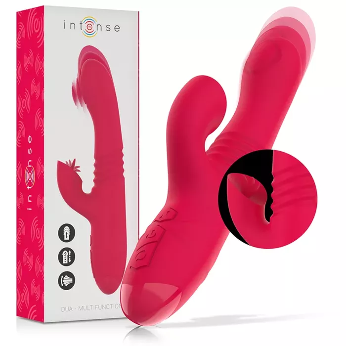 Vibrators INTENSE DUA — daudzfunkcionāls uzlādējams Photo 2