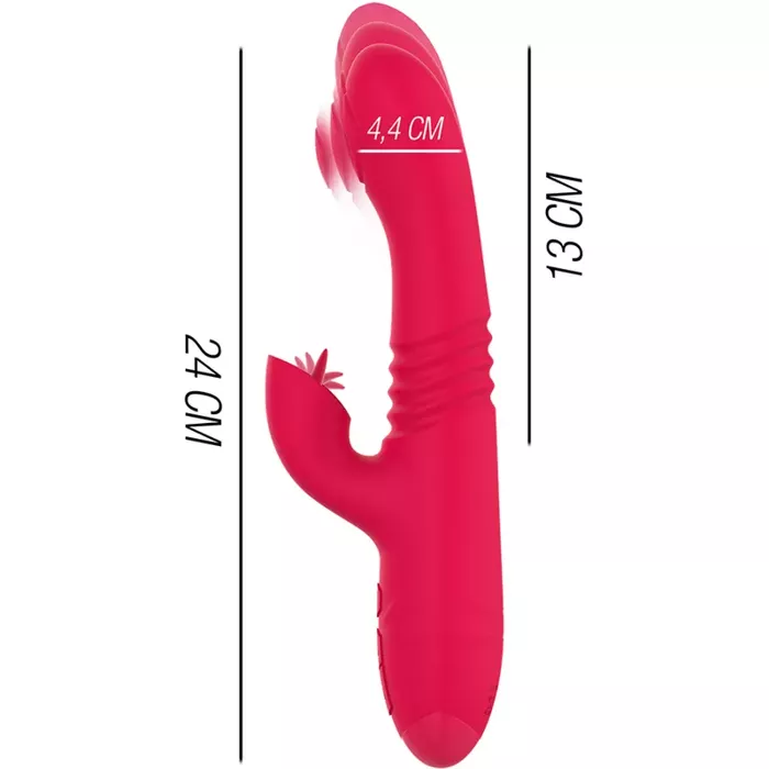 Vibrators INTENSE DUA — daudzfunkcionāls uzlādējams Photo 4