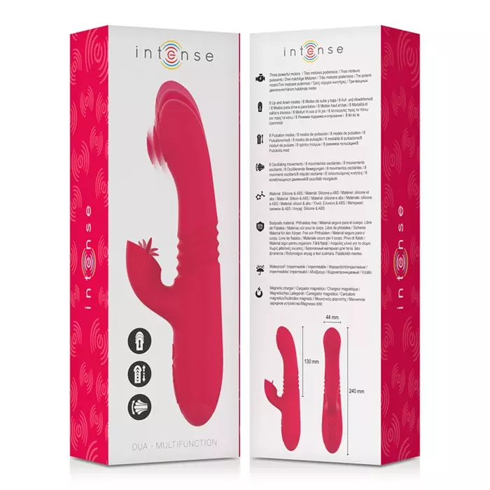 Vibrators INTENSE DUA — daudzfunkcionāls uzlādējams Photo 6