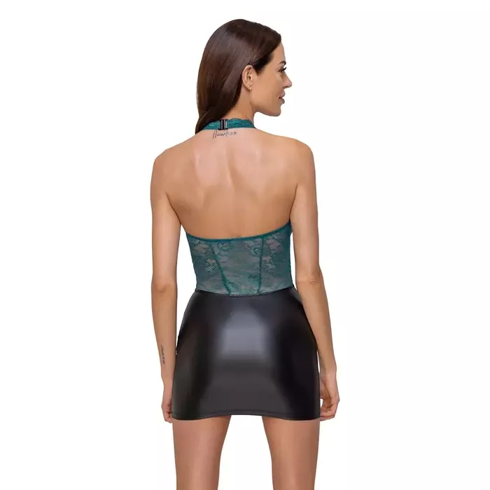 Sieviešu vakarkleita Cottelli Collection black/teal, izm. S Photo 5