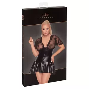 Платье Noir 5XL, Модель 27182191361, Элегантное черное платье для полных