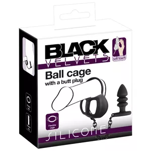 Black Velvets Ball cage with a