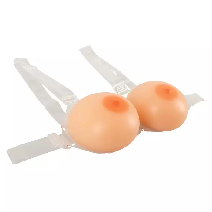 Strap-on Silicone Breasts Cottelli Collection — wearable silicone forms Photo 2