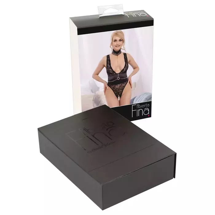 Crotchless lace body Abierta Fina Bodie body abierta fina M Photo 8