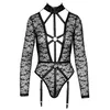 Боди (кружево) Cottelli Collection Body Lace L — чёрный L Photo 6