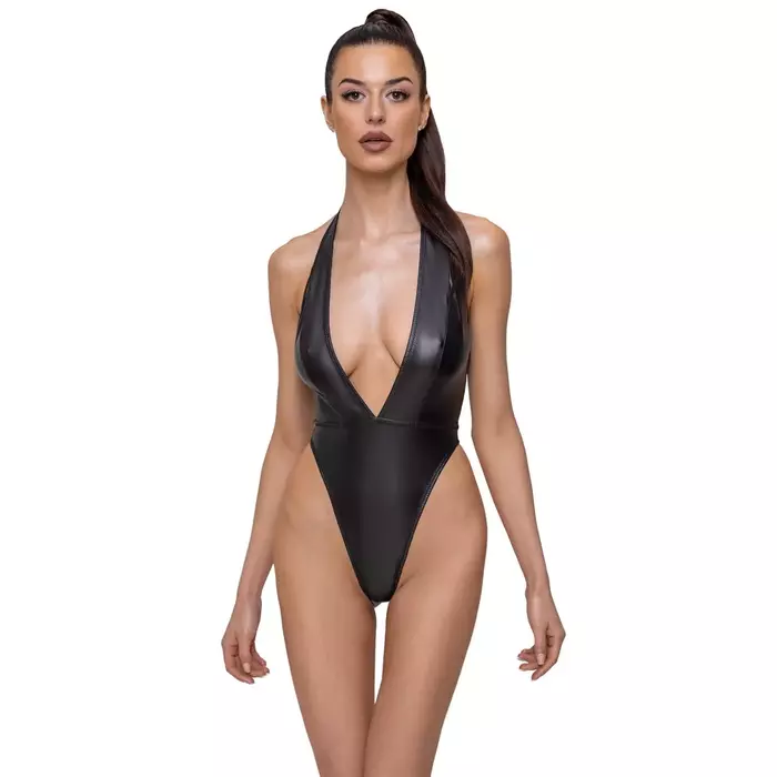 Cottelli Collection body S — fitted matte-look halterneck Photo 2