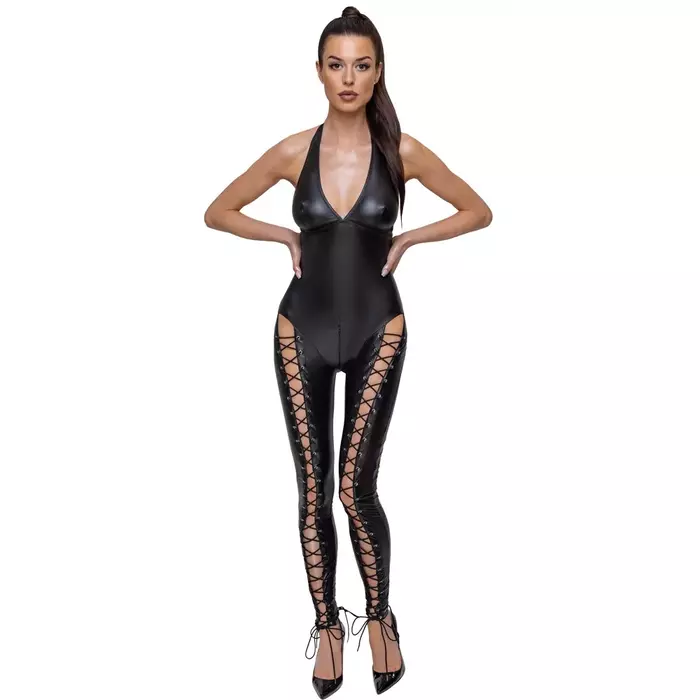Kombinezons Cottelli Collection Jumpsuit Lacing S Photo 2