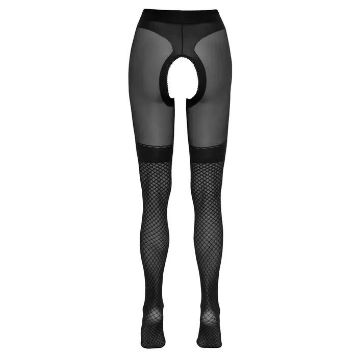 Overknee pantyhose Cottelli Collection — 30 den, open crotch Photo 6