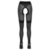 Overknee pantyhose Cottelli Collection — 30 den, open crotch Photo 6