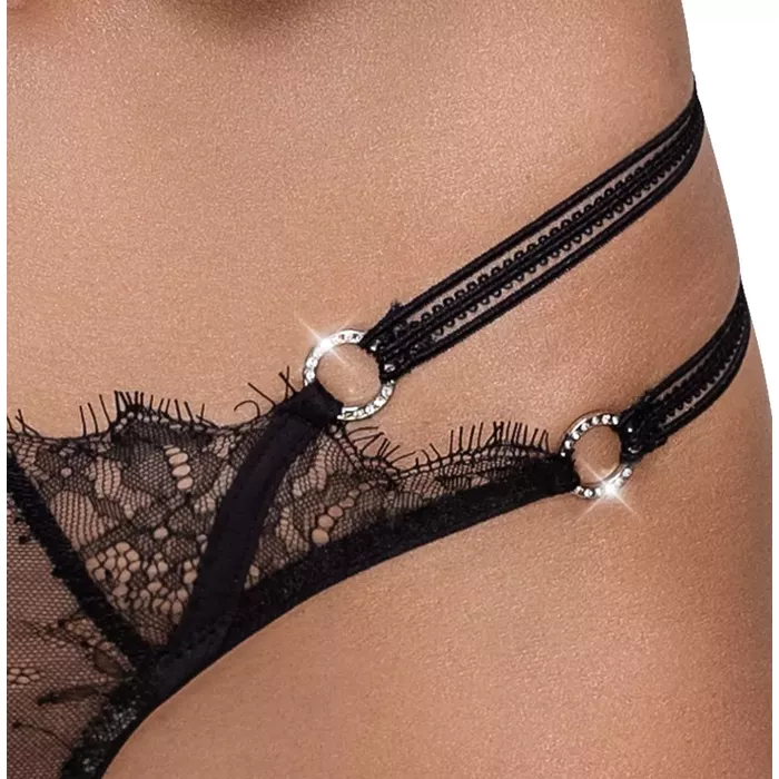 Стринги Cottelli Collection Crotchless String M/L Photo 5