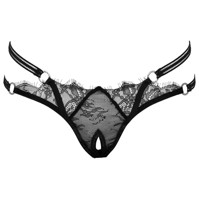 Стринги Cottelli Collection Crotchless String M/L Photo 6