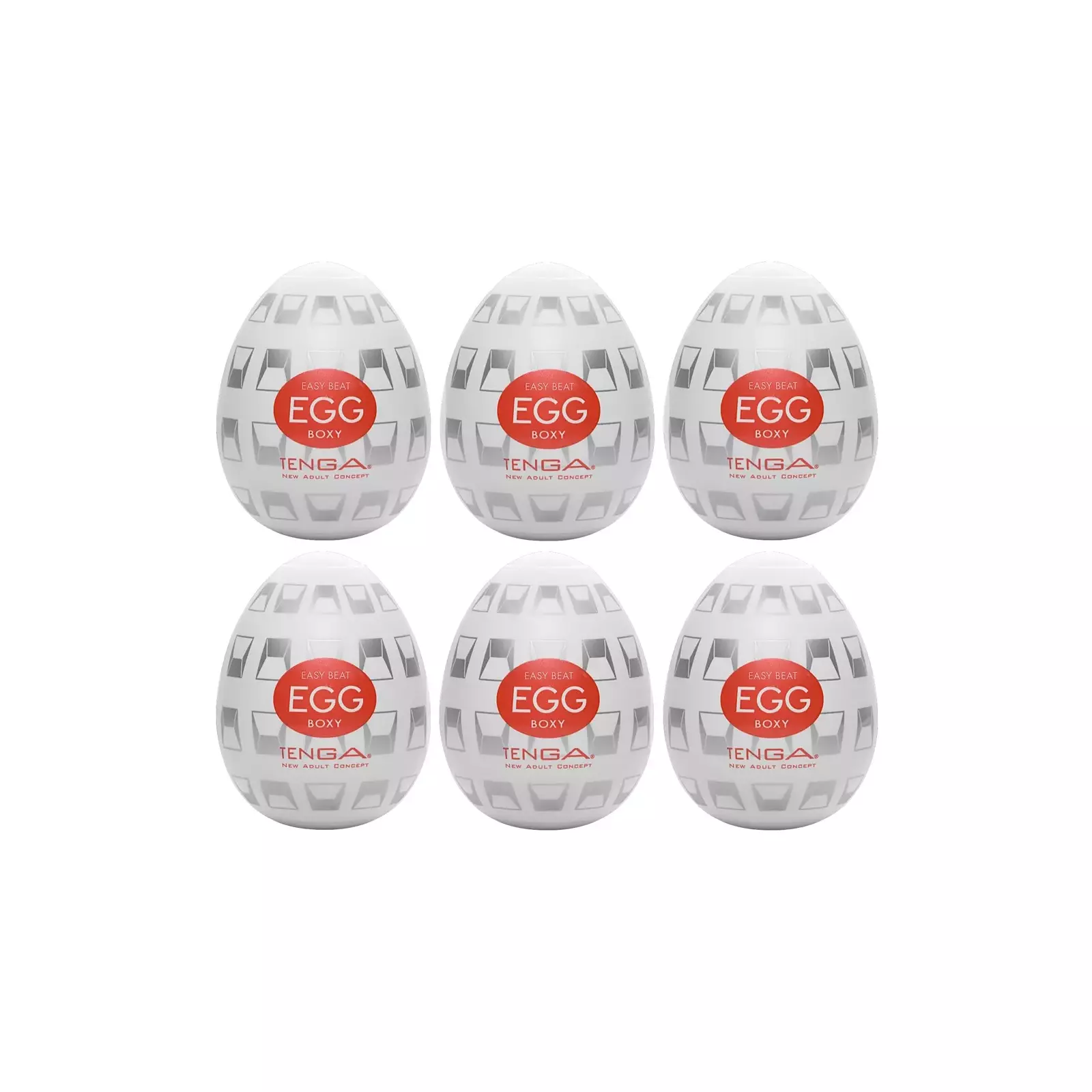 Masturbator Tenga Egg Boxy Pack of 6 Photo 1