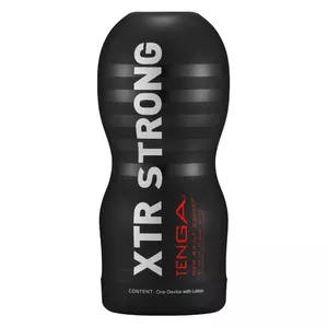 Tenga Original Vacuum Cup Extra Stro vienreizlietojams masturbators — vakuuma kauss, kompakts iekšējais čaula, 6.9×6.9×15.5 cm, 142 g