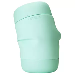 Мастурбатор Tenga Puffy Mint Green — многоразовый силиконовый стакан с внутренней текстурой, 8.7×8.5×16.5 см