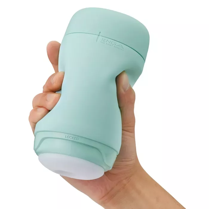 Masturbator Tenga Puffy Mint Green — reusable silicone Photo 8