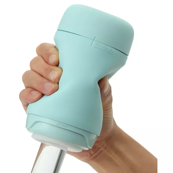 Masturbator Tenga Puffy Mint Green — reusable silicone Photo 12