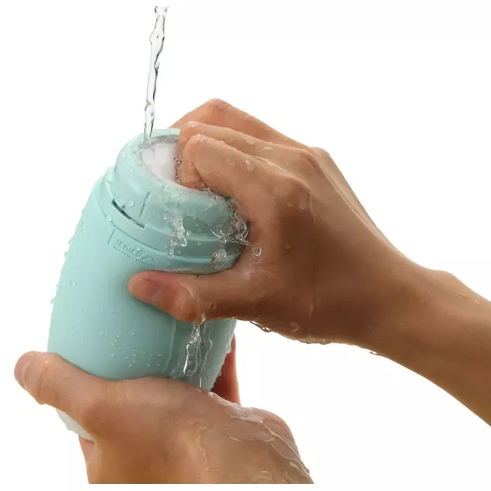 Masturbator Tenga Puffy Mint Green — reusable silicone Photo 13