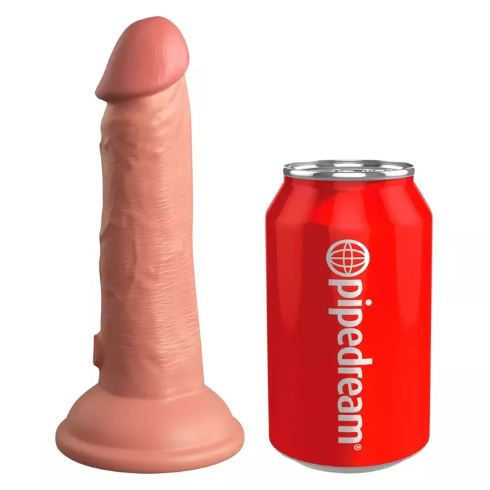 Dildo King Cock KCE 6 — 6" divu blīvumu silikons Photo 2