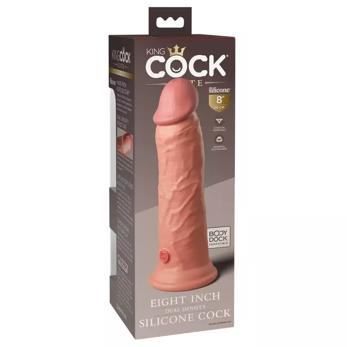 Фаллоимитатор King Cock KCE 8 Dual Density — 22 см Photo 5