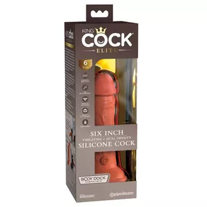 KCE 6 DD Vibrating Cock Tan