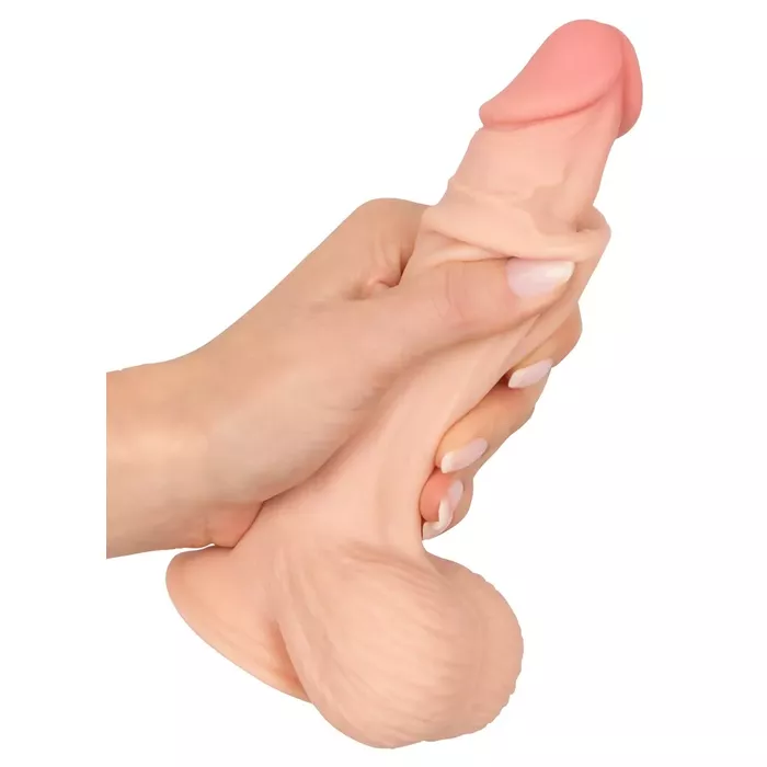 Dildo nature skin NS Dildo with movable skin 19 cm Photo 8