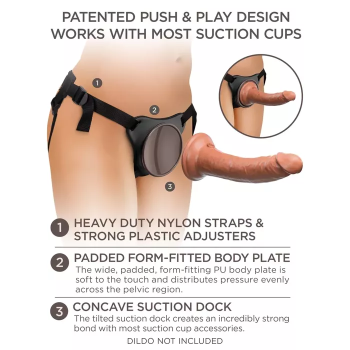 Страпон-гарнитура King Cock Comfy Body Dock Strap-On H Photo 10