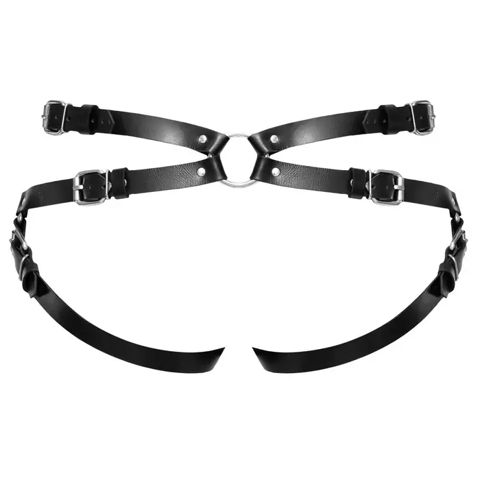 ZADO ādas strap-on josta 2XL — melna Photo 7